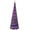 National Tree Company 7.5 ft. Halloween Purple and Black Pop-Up Tree